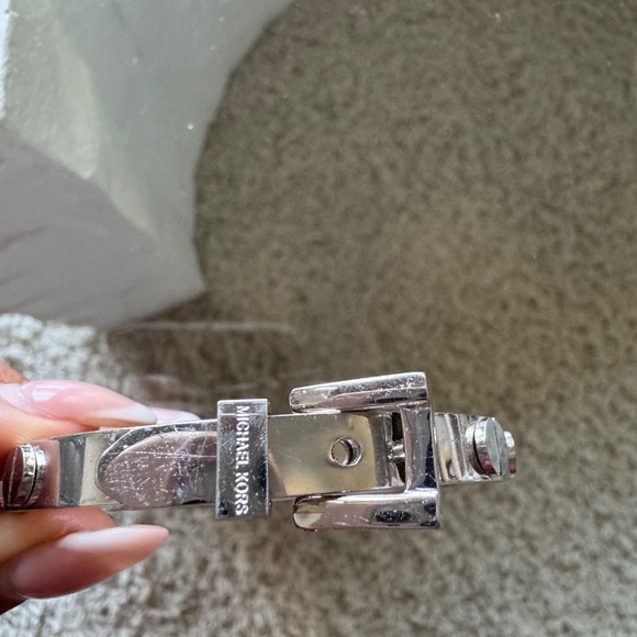 Michael Kors Silver Cuff Bracelet - Picture 4 of 5